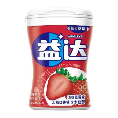 益达口香糖（草莓味）56g
