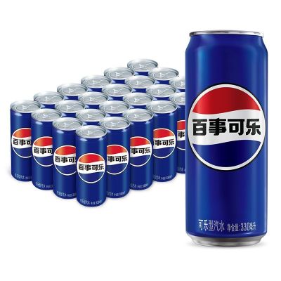 百事可乐铁罐330ml24罐