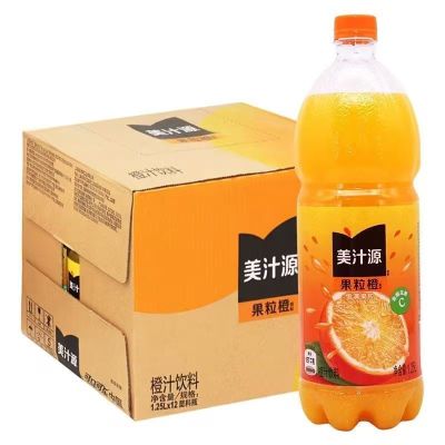 〈大〉美汁源果粒橙1.25L*12瓶
