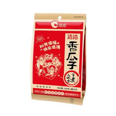 〈大〉洽洽五香红瓜子（268g）大包
